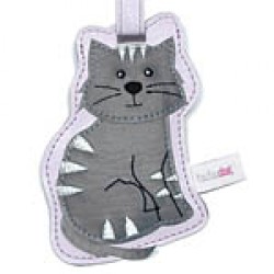 Luggage Grey Tabby Cat