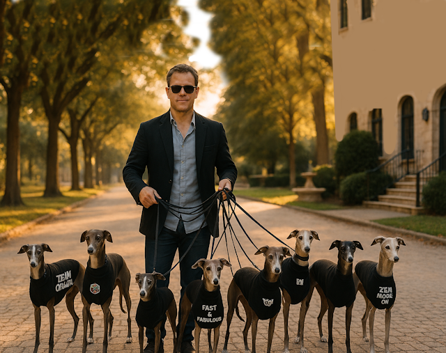 Matt Damon, attore da Oscar con una passione inaspettata: i levrieri!